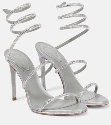 Sandali gioiello Cleo in raso | Mytheresa (INTL)