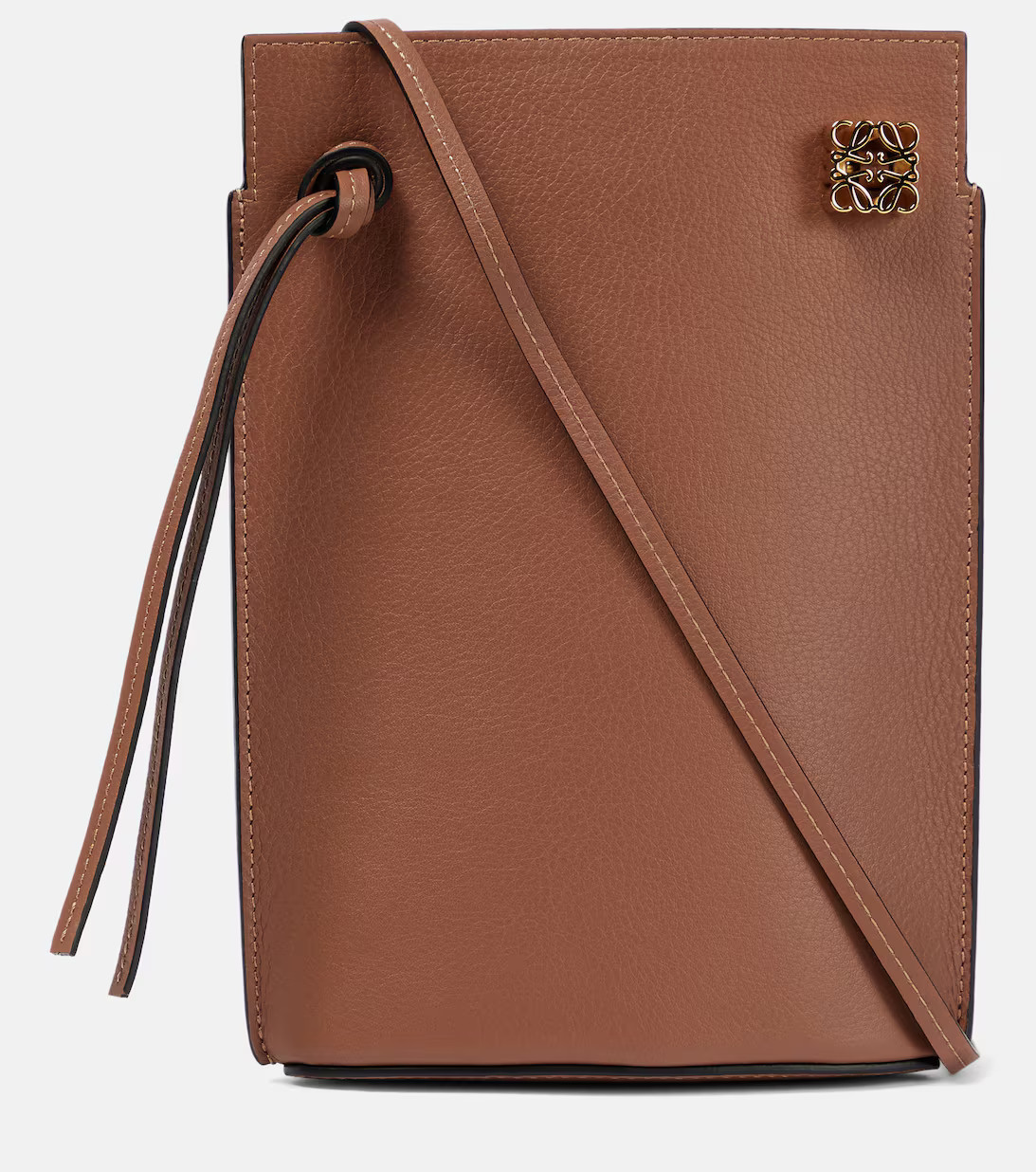 Anagram leather shoulder bag | Mytheresa (US/CA)