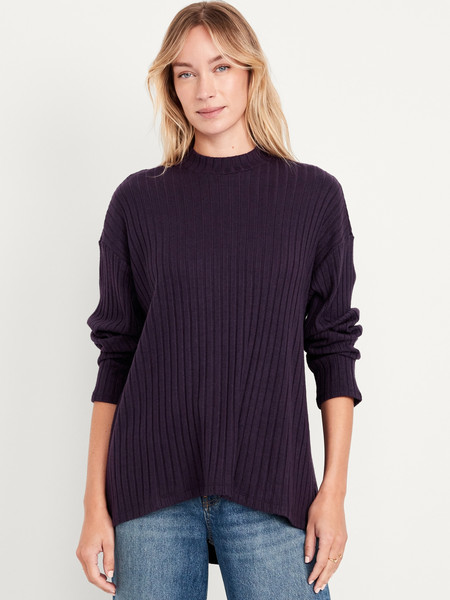 Cozy Mock-Neck Tunic | Old Navy (US)