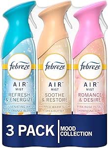 Febreze Air Mist Odor-Fighting Air Freshener Mixed Scent, Refresh & Energize, Soothe & Restore, R... | Amazon (US)