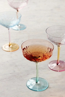 Godinger Brio Coupe Glasses, Set of 4 | Anthropologie (US)