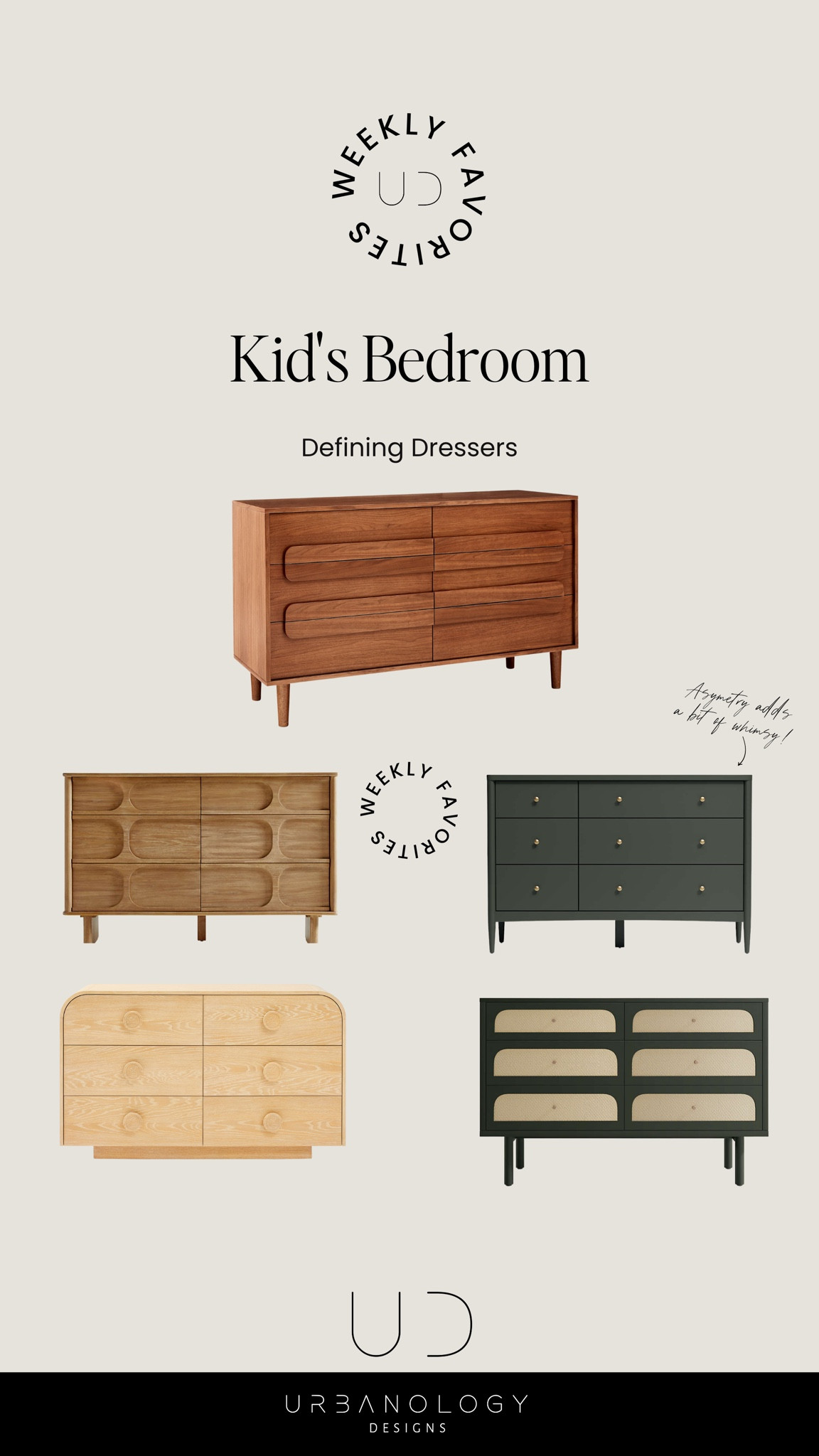With mid-century modern profiles in an array of stunning neutrals, these dreamy dressers set the bar high for kid’s rooms! 

#LTKkids #LTKhome #LTKFind