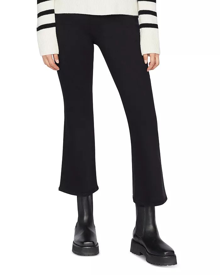 The Jetset High Rise Crop Bootcut Jeans in Sheen Noir | Bloomingdale's (US)