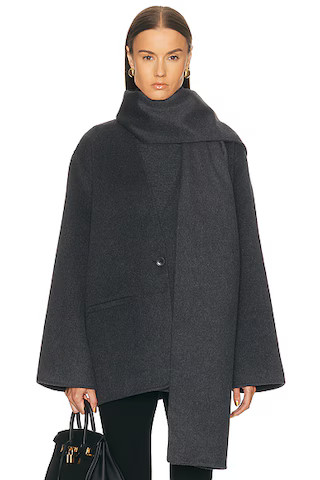 x Coco Ragni Wool Scarf Jacket | FWRD 
