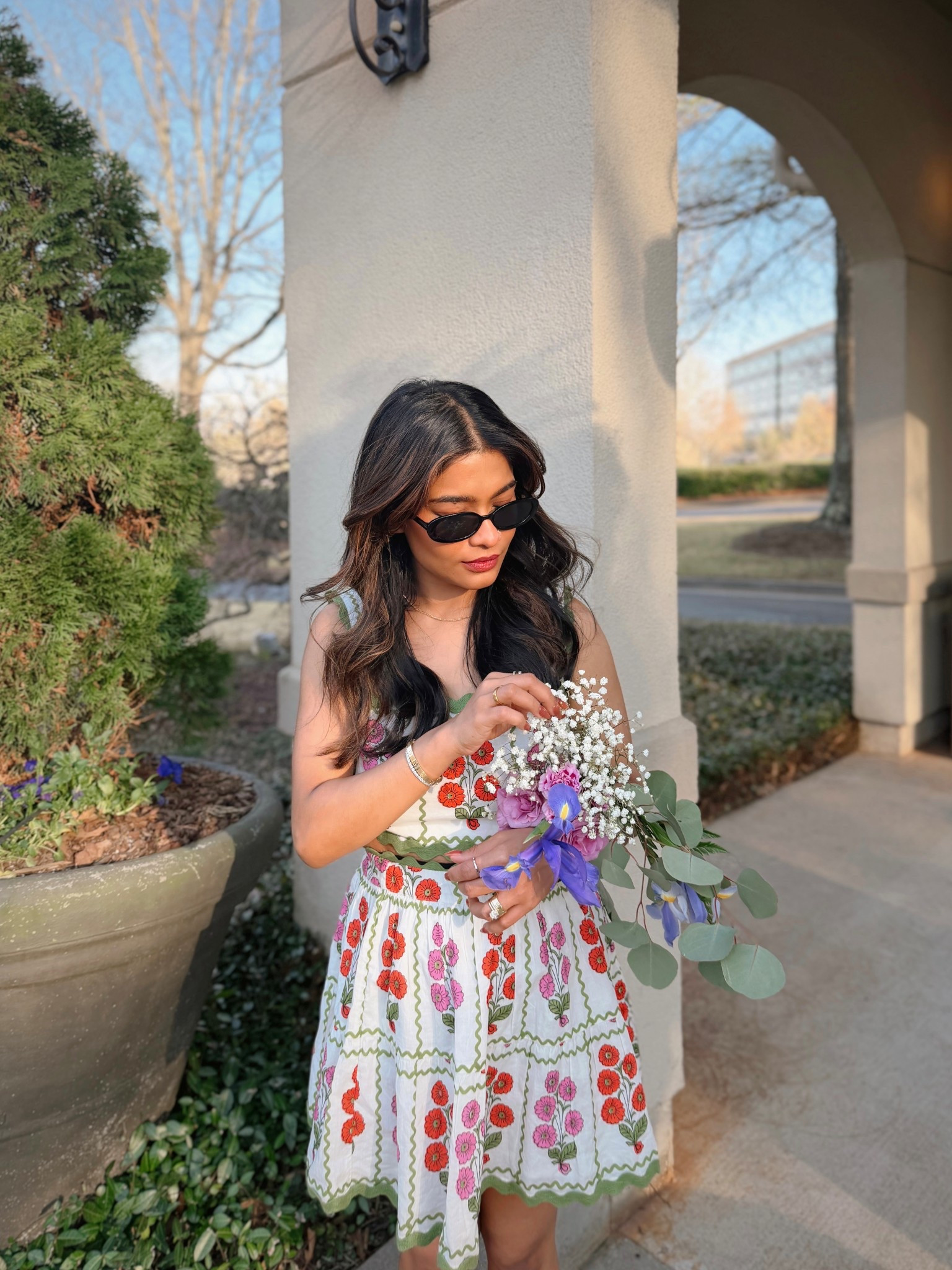 Spring floral set that’s flattering and comfortable. Wearing small (runs a little on the bigger side) 

#LTKootd #LTKSeasonal #LTKPetite