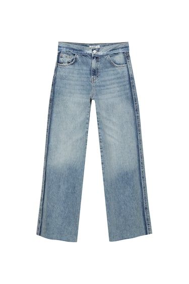BAGGY JEANS WITH SEAM DETAILS | PULL and BEAR UK