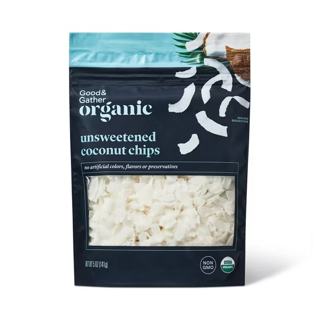 Organic Unsweetened Coconut Chips - 6oz - Good & Gather™ | Target