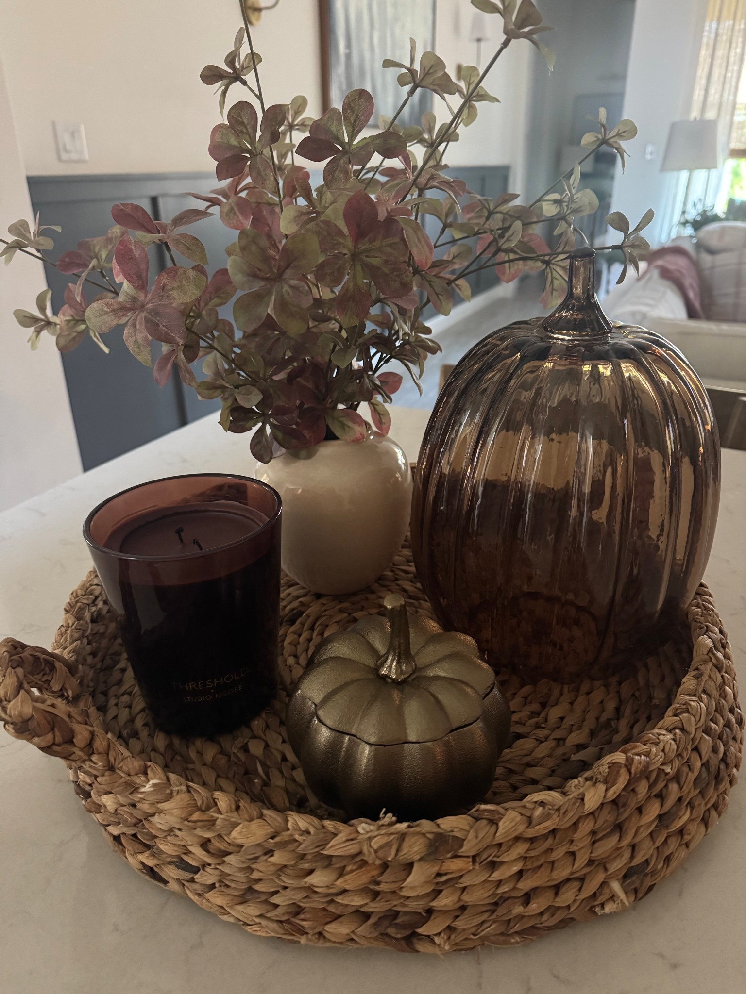 Studio McGee decor is 30% off as well as fall decor like my glass pumpkin 🎃. The candle smells so amazing as well! 

#LTKSeasonal #LTKHome #LTKSaleAlert