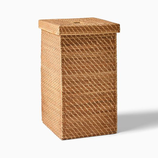 Modern Weave Rattan Baskets | West Elm (US)