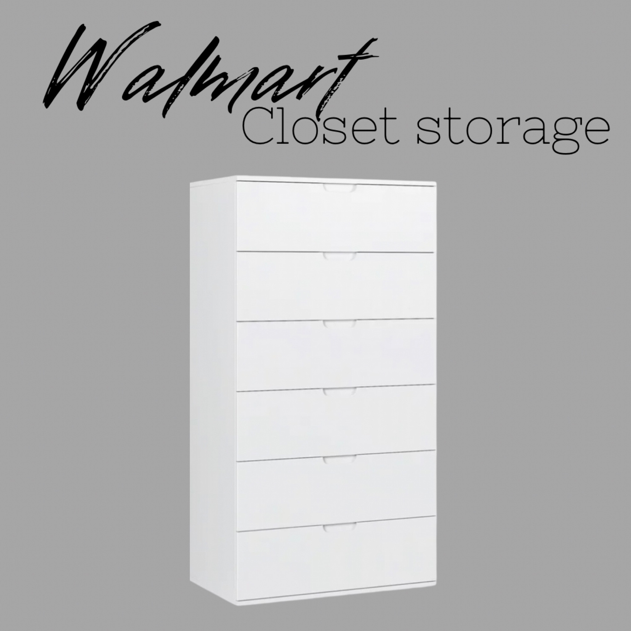 6 drawer closet storage from Walmart. 


#LTKhome #LTKFind #LTKSeasonal