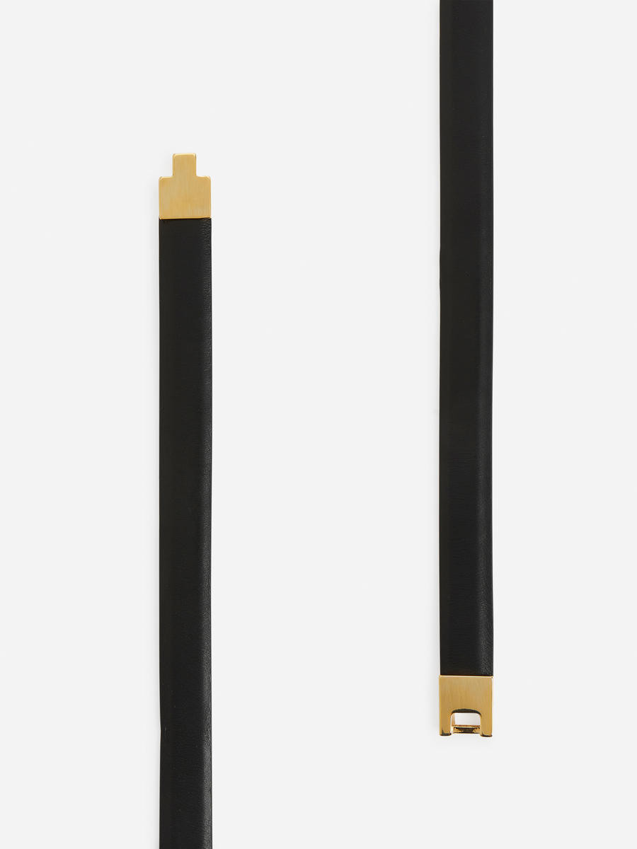 Buckle Leather Belt – Black – Women – ARKET GB | Arket UK