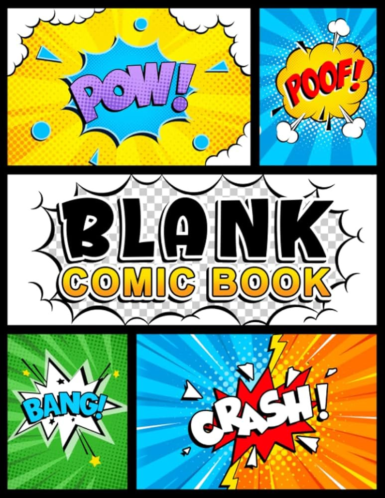 Blank Comic Book: Notebook with Blank Comic Templates To Create Your Own Comics, Variety Template... | Amazon (US)