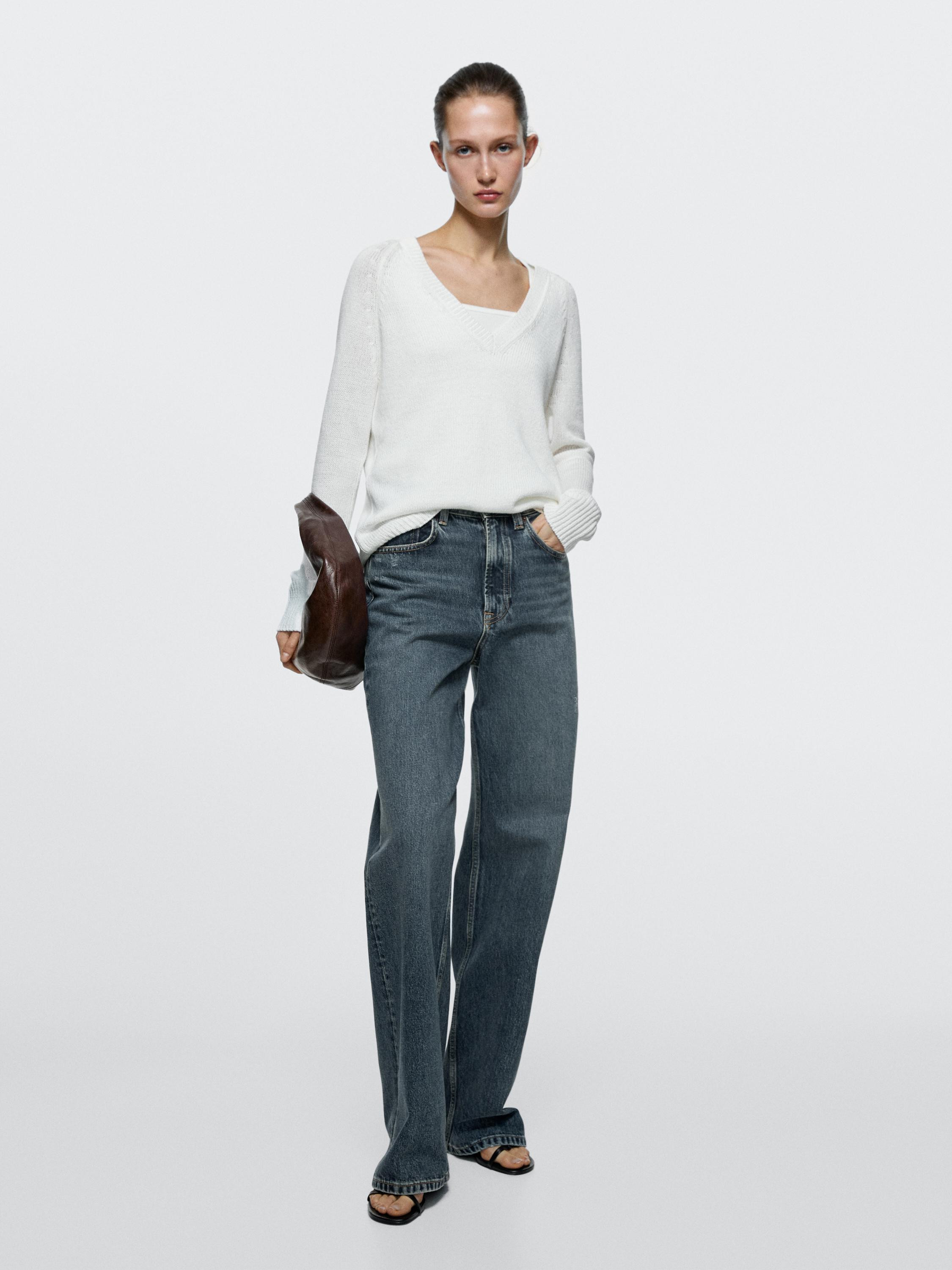 VOIR LE LOOK
Jean large taille haute

 69,95 €  Couleur:  Bleu Moyen  Ajouter au panier | Massimo Dutti FR