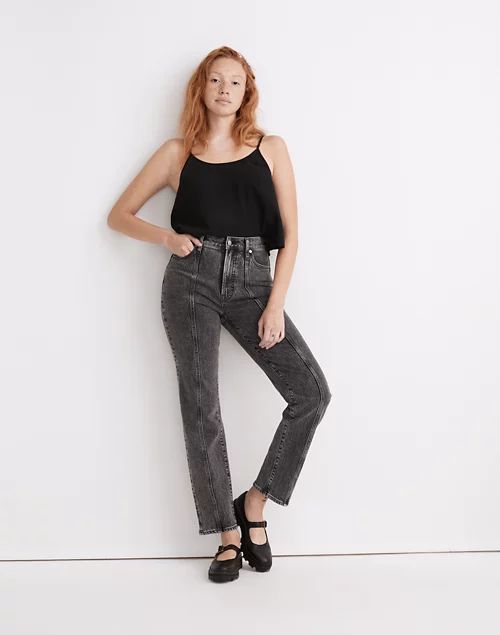 The Perfect Vintage Straight Jean in Meaford Wash: Seamed Edition | Madewell