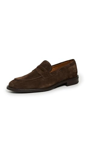 Allen Edmonds Men's Como Suede Loafers, Bitter Chocolate, 9.5 Medium US | Amazon (US)