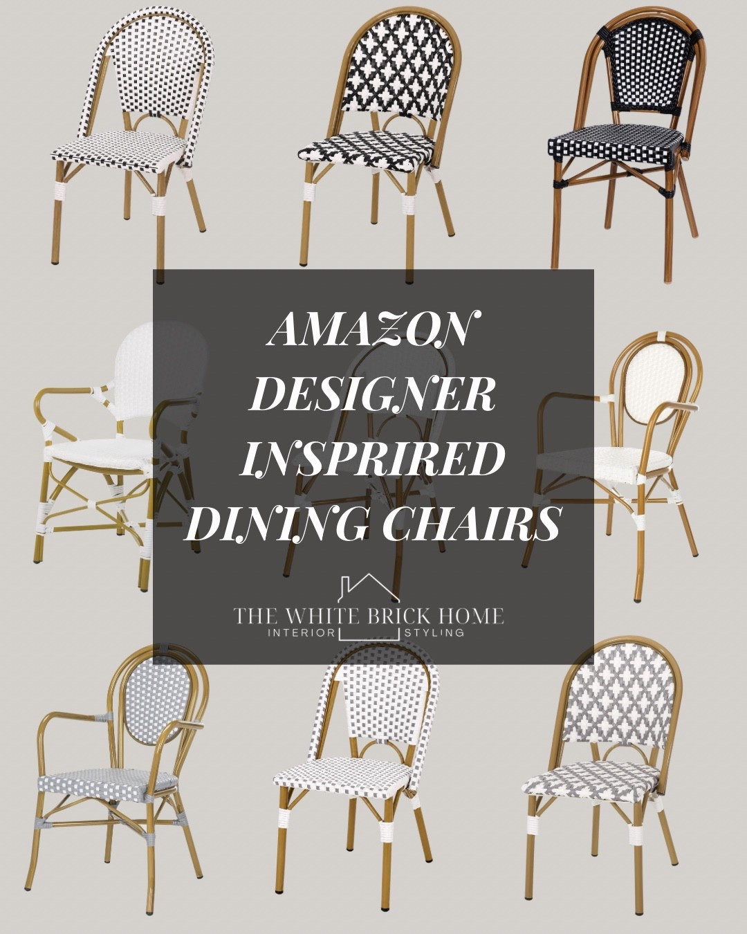 Absolutely beautiful designer inspired cafe chairs from Amazon that are a fraction of the price! 
🖤🖤
Dining, dining chair, outdoor, outdoor dining chair, outdoor dining furniture, outdoor patio, patio furniture, patio furniture ideas, patio decor, patio design, Amazon, Amazon outdoor chair, cafe chair, rattan chair, home design, patio design, outdoor living, Amazon outdoor furniture

#LTKHome #LTKSeasonal #LTKSaleAlert