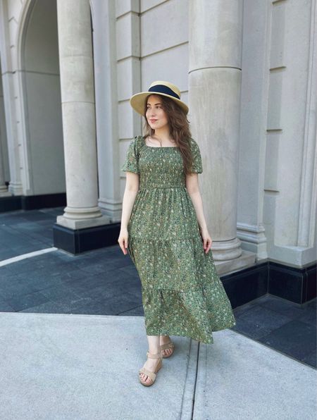 Sage Green Floral Dress from Petallush! 

#LTKSeasonal #LTKFind