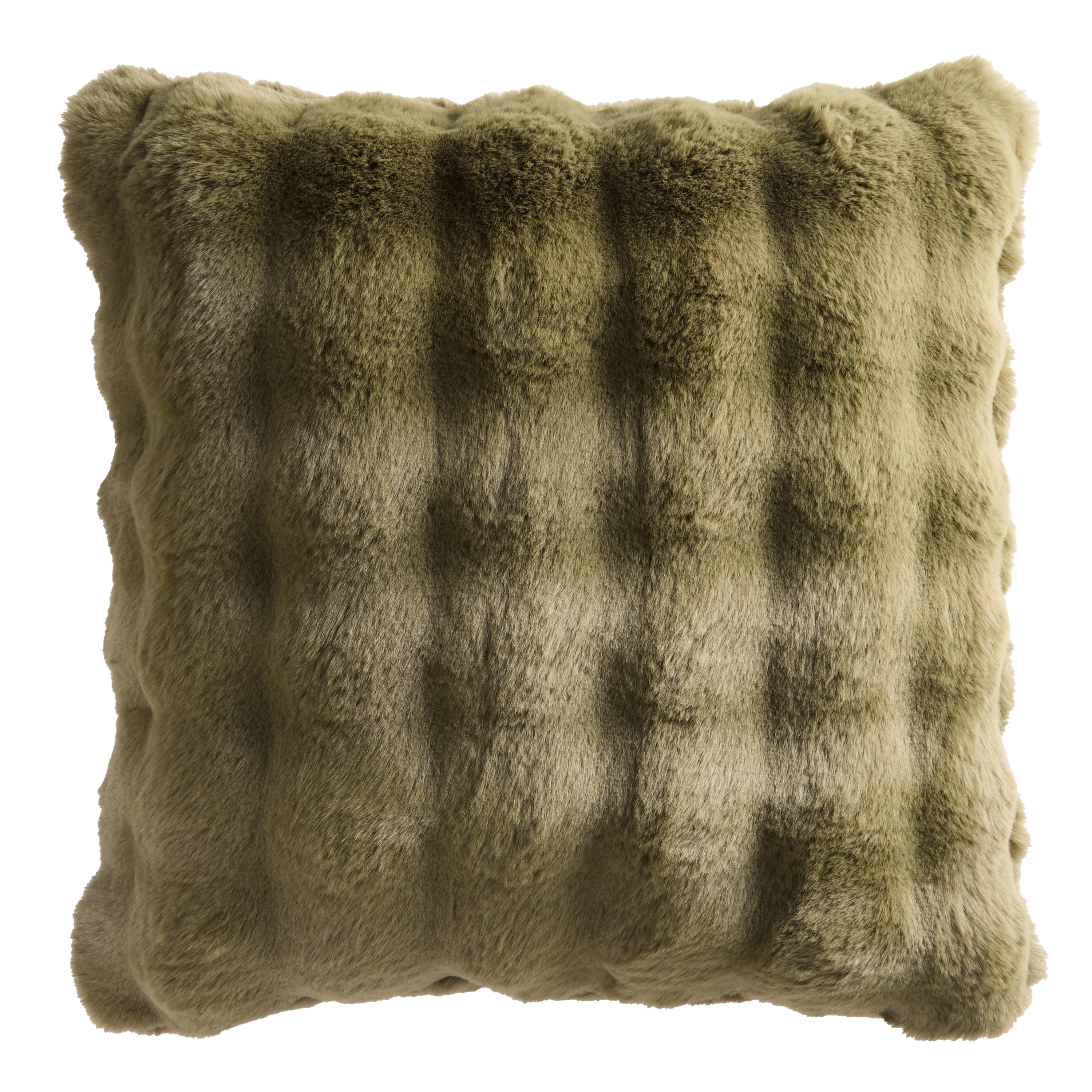 Oversized Faux Fur Super Soft Throw Pillow | World Market