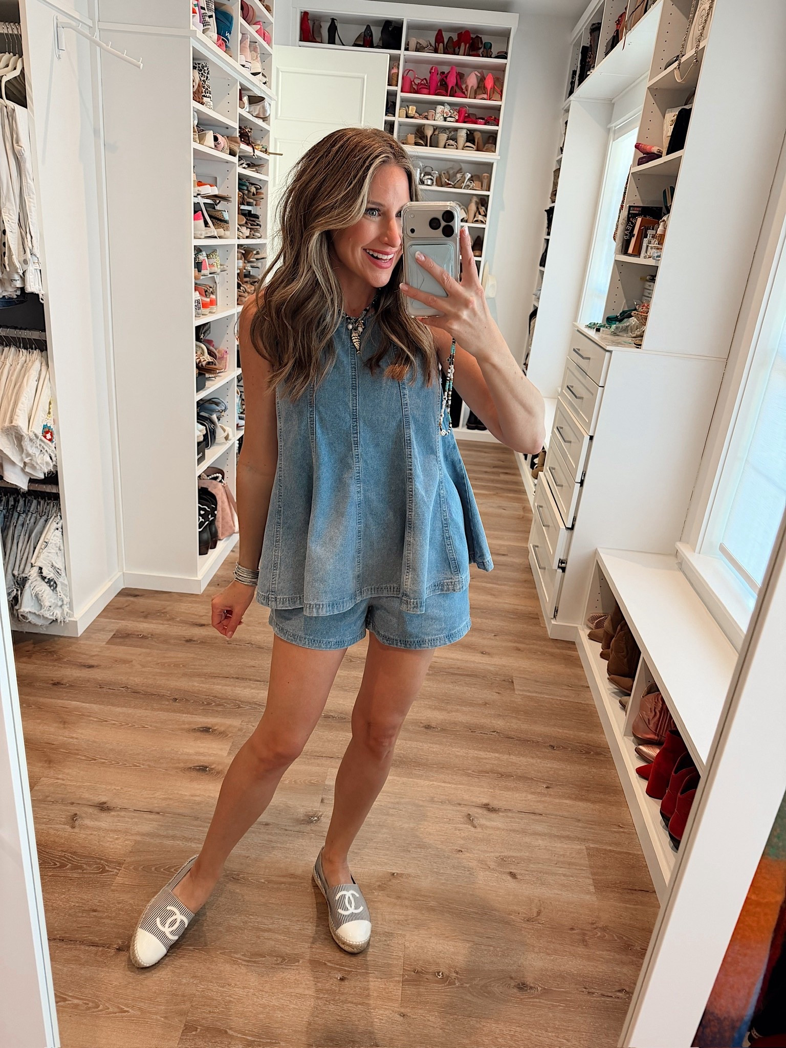 Embracing this warm January weather and wearing some of my new spring clothes! Loving this denim set in a small - fits tts. 

#LTKootd #LTKSeasonal #LTKFindsUnder50