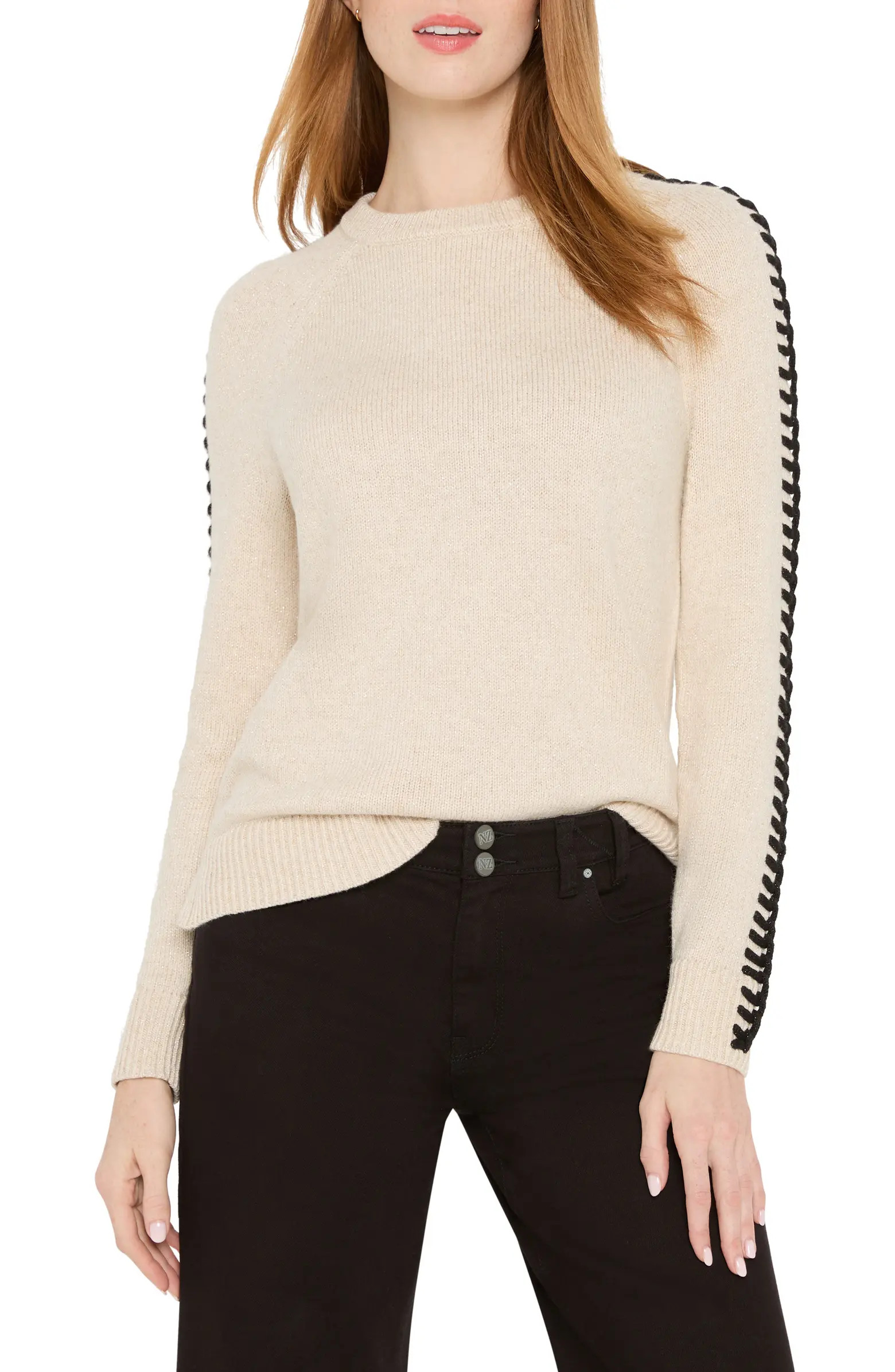 NIC+ZOE Dashing Down Metallic Sweater | Nordstrom | Nordstrom