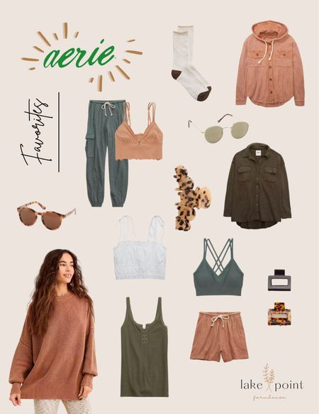 Shop my favorite @Aerie favorites on SALE!

Loving all of these cozy lounge pieces from Aerie! The earth tones are making me so ready for spring, but I love that these pieces can be used through fall!

Shop the sale!

#LTKsalealert #LTKFind #LTKunder50