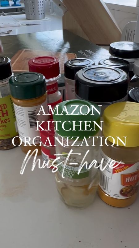 Kitchen organization from Amazon, spices organization, kitchen organization tip, Amazon find

#LTKunder100 #LTKhome #LTKFind
