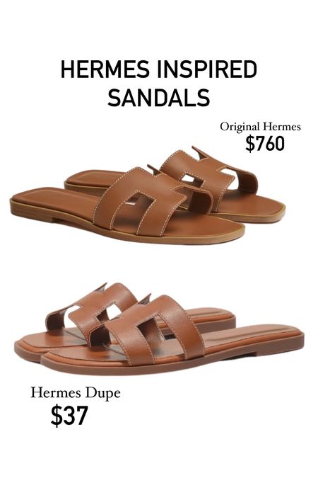 Designer inspired. Hermes dupe sandals. H sandals. Dupes. Look for less under $40

#LTKstyletip #LTKfindsunder50