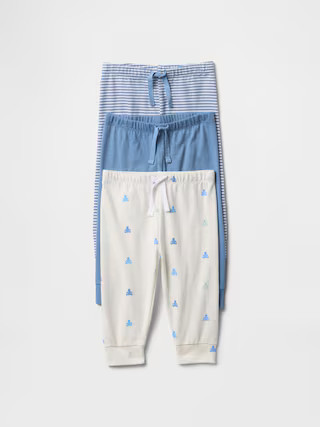 Baby First Favorites Organic Cotton Pull-On Pants (3-Pack) | Gap (US)