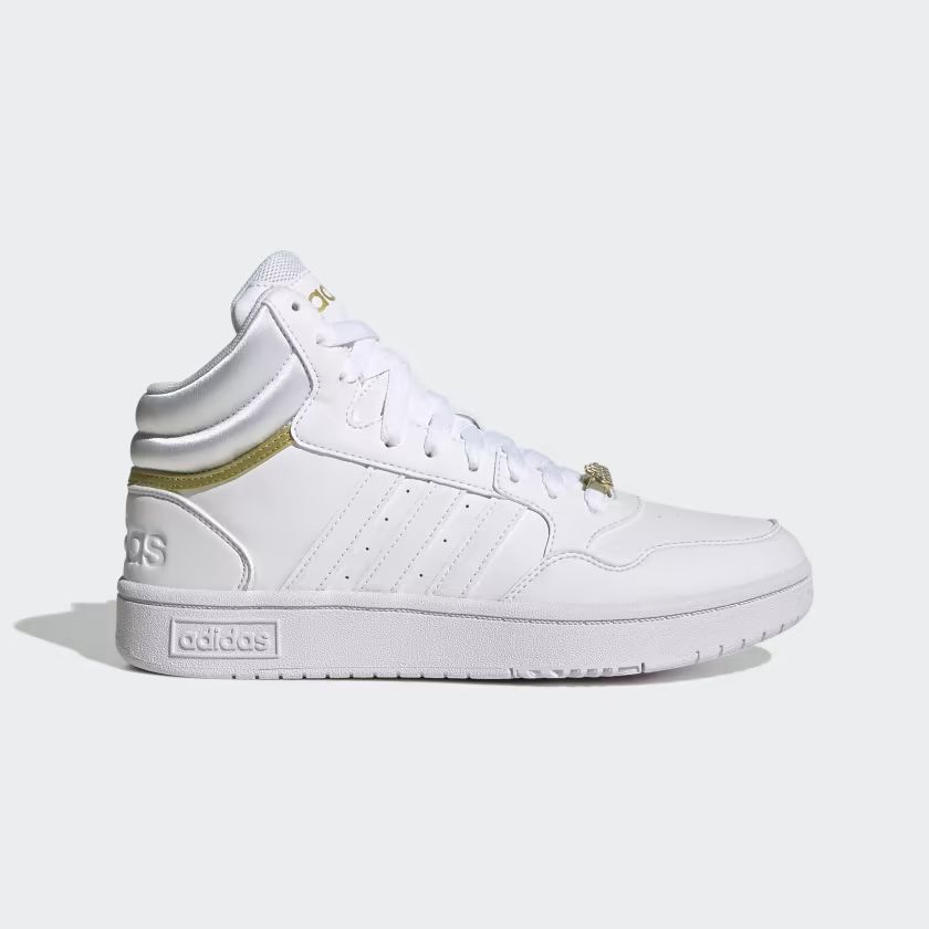 Hoops 3.0 Mid Classic Gold Metallic Shoes | adidas (US)