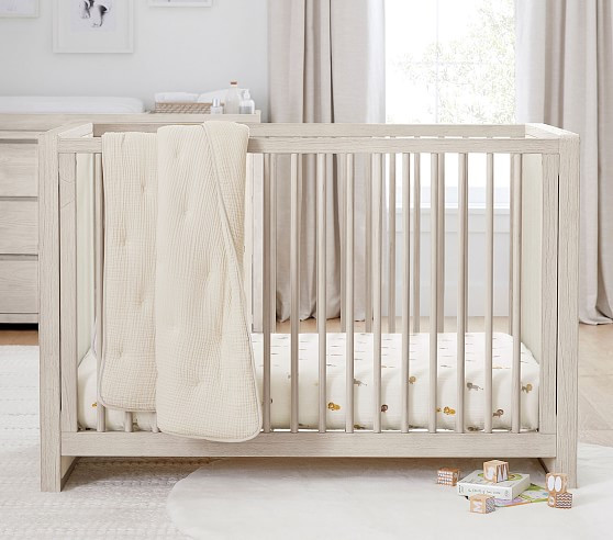 Costa Upholstered Convertible Crib | Pottery Barn Kids