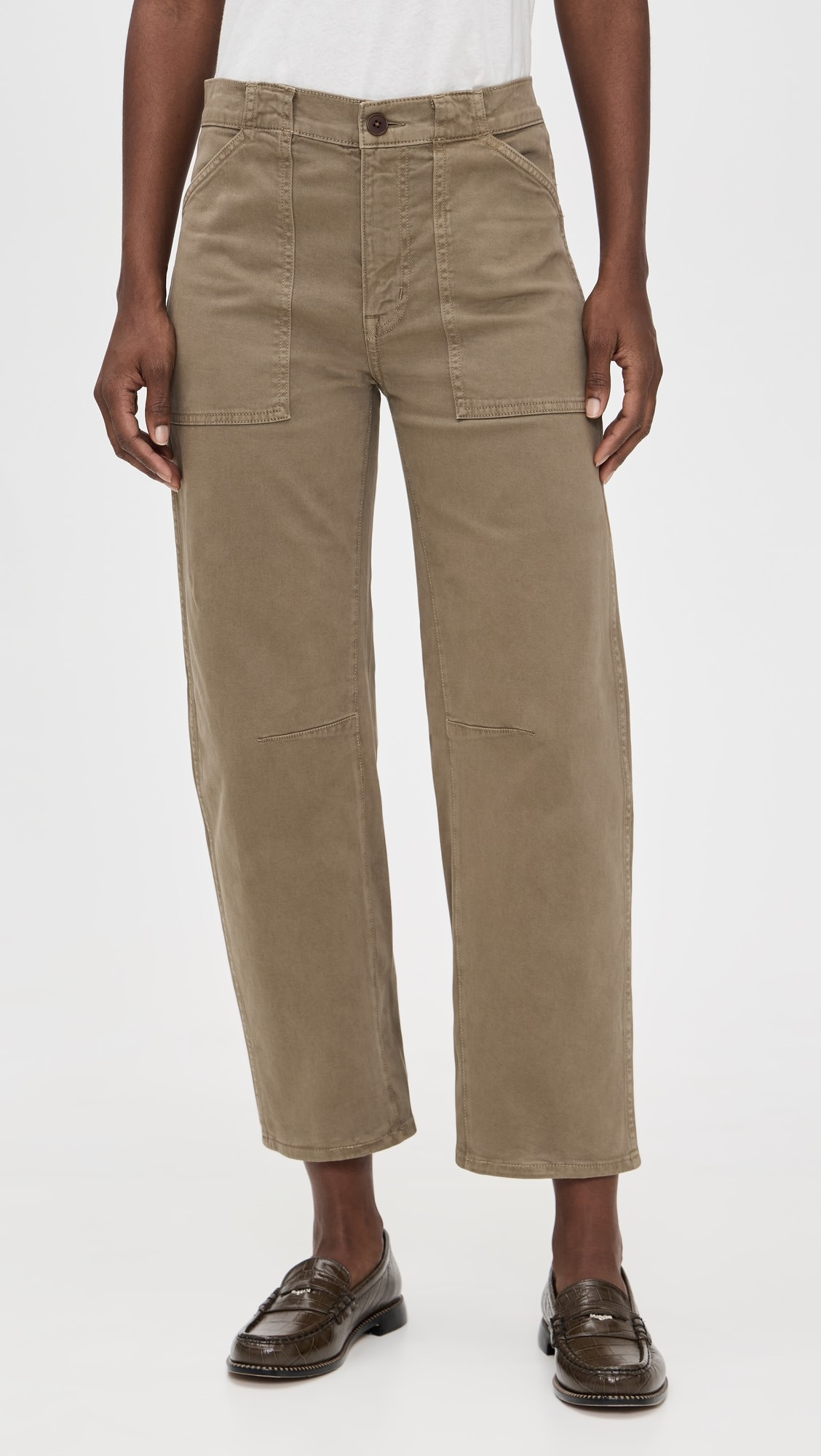 Non Denim Utility Darted Barrel Pants | Shopbop