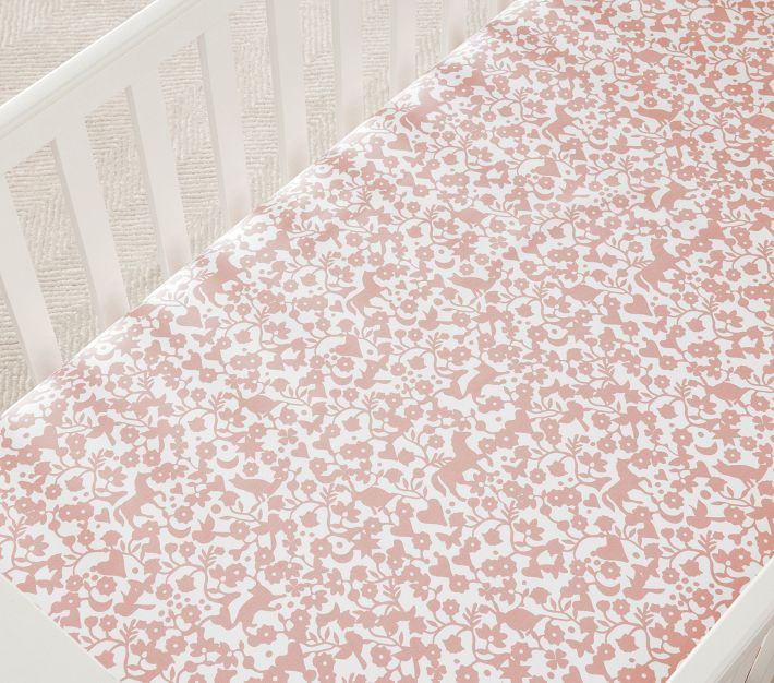 Julia Berolzheimer Ditsy Floral Organic Crib Fitted Sheet | Pottery Barn Kids