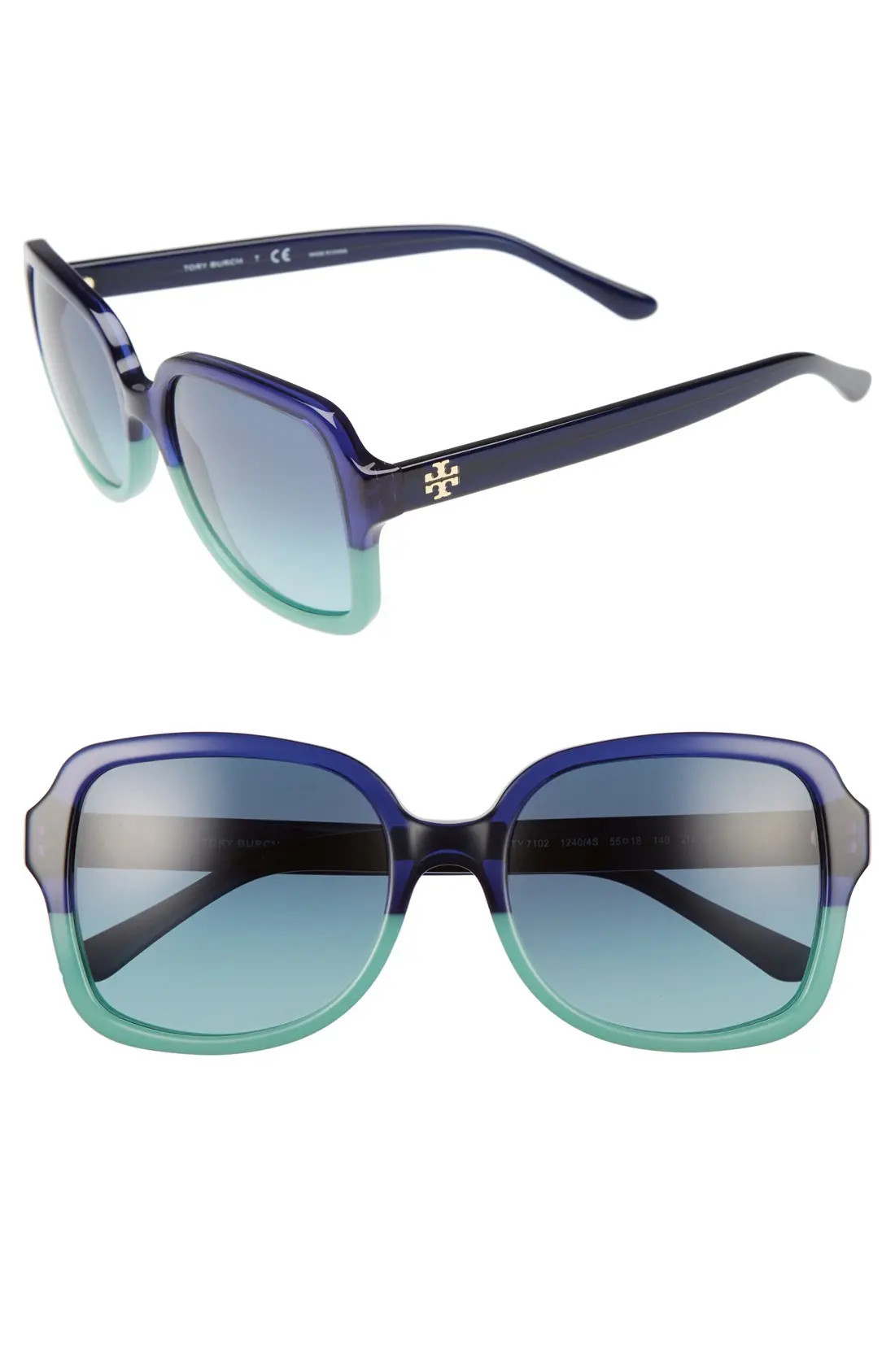 55mm Square Sunglasses | Nordstrom