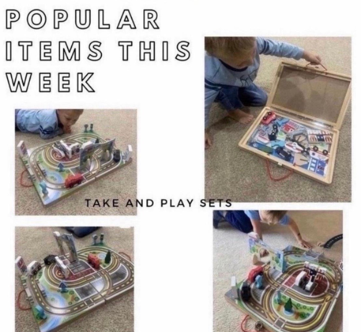 Toddler Boy - gift idea this take along town is so much fun and my son comes up with great imaginary scenarios when he plays with this. It all folds up and stows away so easily.  There are more set styles too, that I tagged, like a castle and airport .  


#todddler #toddlergift #under25 #budgetfriendly #target #salefinds #melissaanddoug #cars #carset #toddlergirl #toddlerboy @Walmart 

#LTKSaleAlert #LTKKids