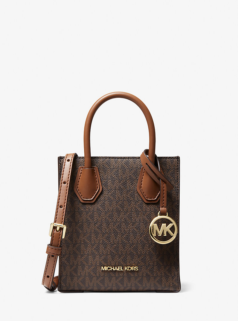 Mercer Extra-Small Logo and Leather Crossbody Bag | Michael Kors US