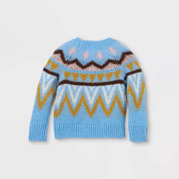 Toddler Girls' Fair Isle Pullover Sweater - Cat & Jack™ | Target