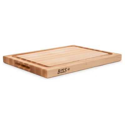 John Boos Boos Block CB Series Large Reversible Wood Cutting Board with Juice Groove, 1.5-Inch Thickness, 20" x 15" x 1 1/2", Maple | Target