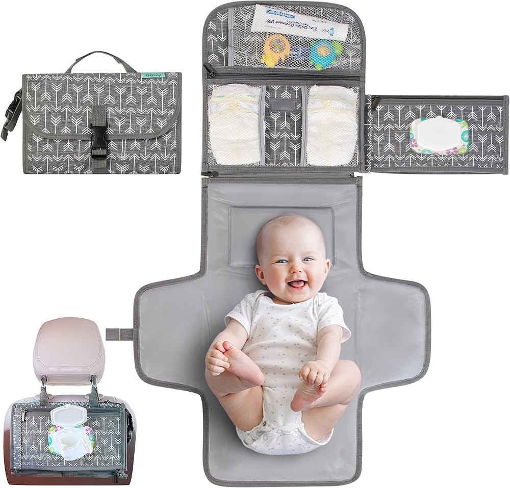 Kopi Baby Portable Diaper Changing Pad - Baby Changing Pad & Diaper Changer Travel Bag, Smart Des... | Amazon (US)