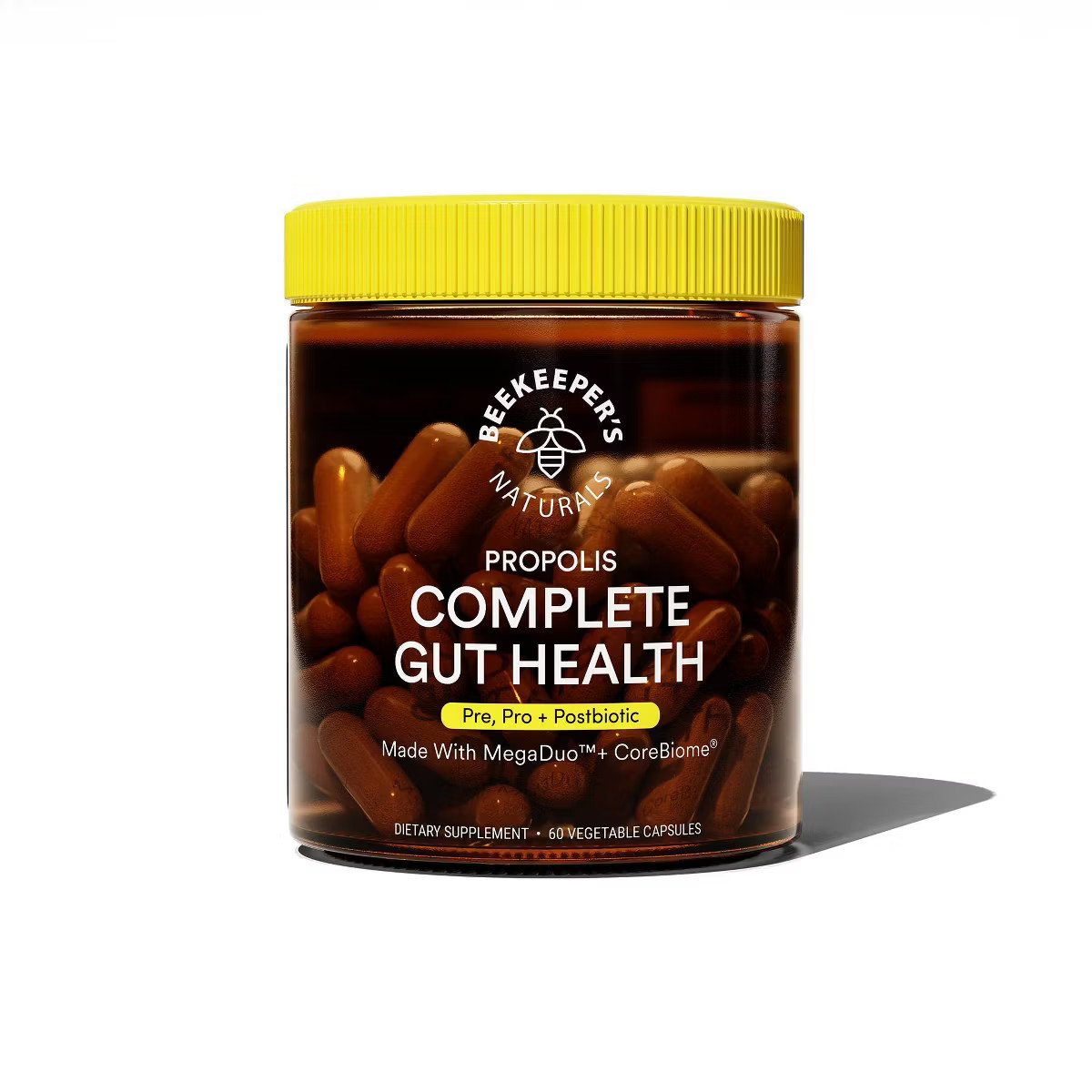 Beekeepers Naturals Propolis Complete Gut Health Capsules - 60ct | Target