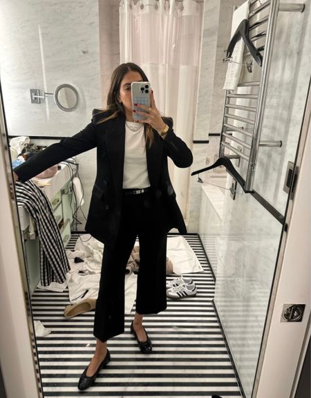 Blazer is YSL, pants are Alice & Olivia, & shoes are Chanel!

#LTKbeauty #LTKstyletip #LTKshoecrush