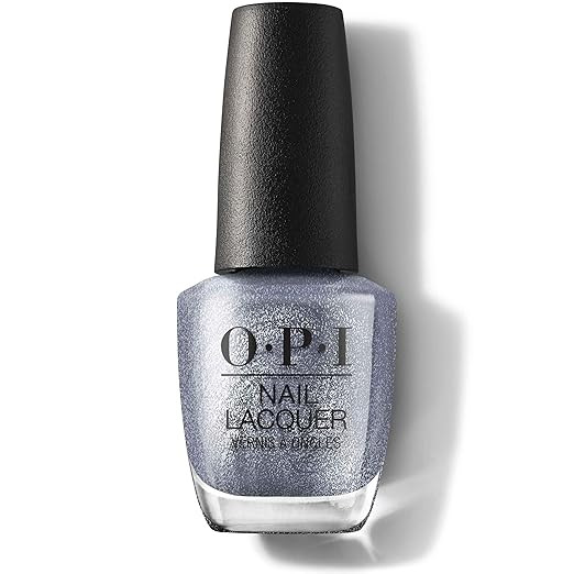 OPI Nail Lacquer Nail Polish | Opaque Light White & Gray Shimmer Chip Resistant Nail Polish | Fas... | Amazon (US)