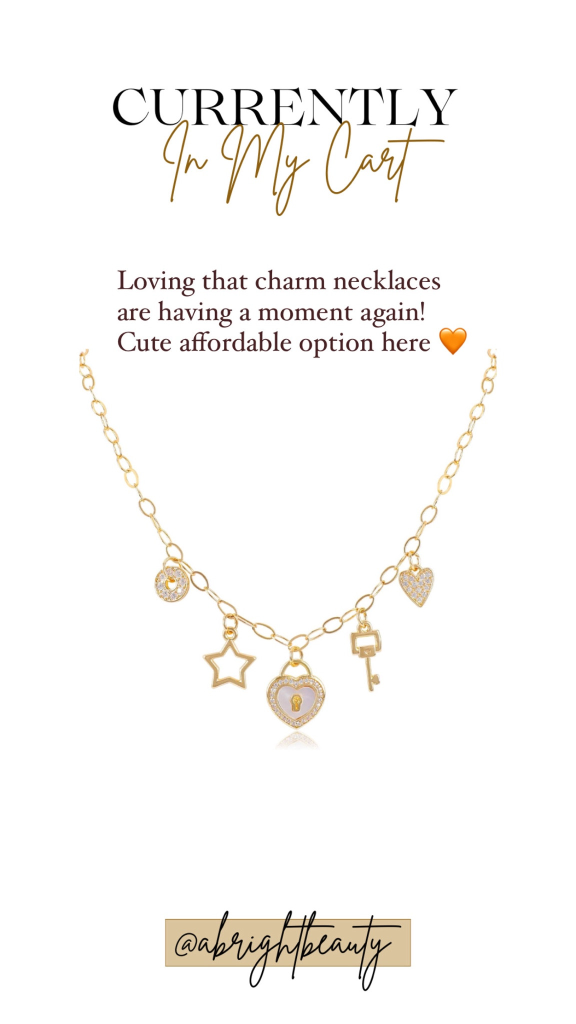 Charm necklace, heart necklace, jewelry trend, affordable jewelry, y2k jewelry 🧡

#LTKFindsUnder100 #LTKStyleTip #LTKFindsUnder50