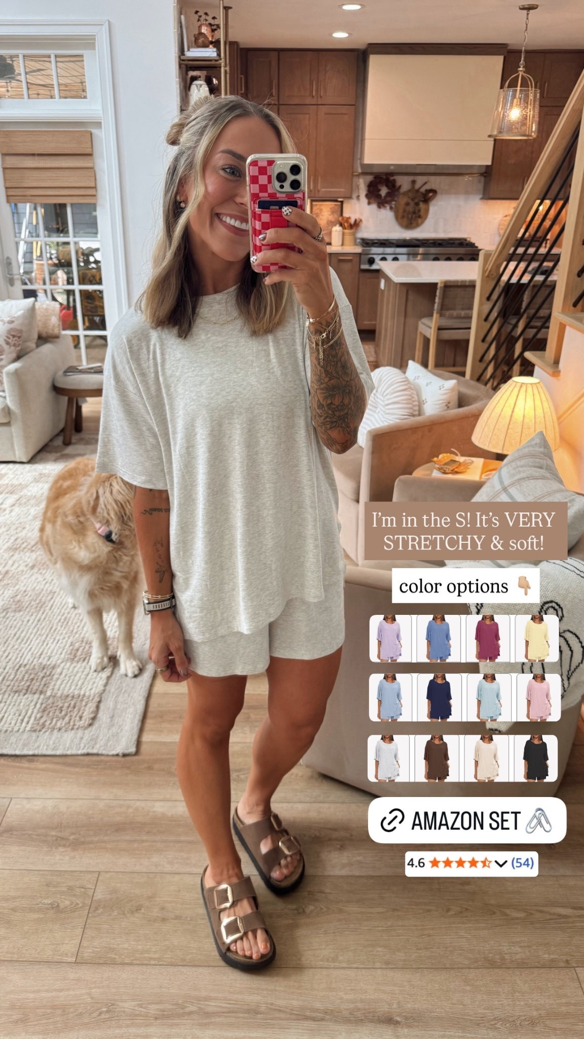 Probably the softest / coziest set I’ve purchased from Amazon in A LONG TIME 🤌🏼 so stretchy & soft! In the small 🤎 lots of colors! Lounge, sleep, dress up / down😂

Amazon fashion / fall fit / ootd / two piece set / style / Holley Gabrielle 

#LTKFindsUnder50 #LTKStyleTip #LTKSeasonal