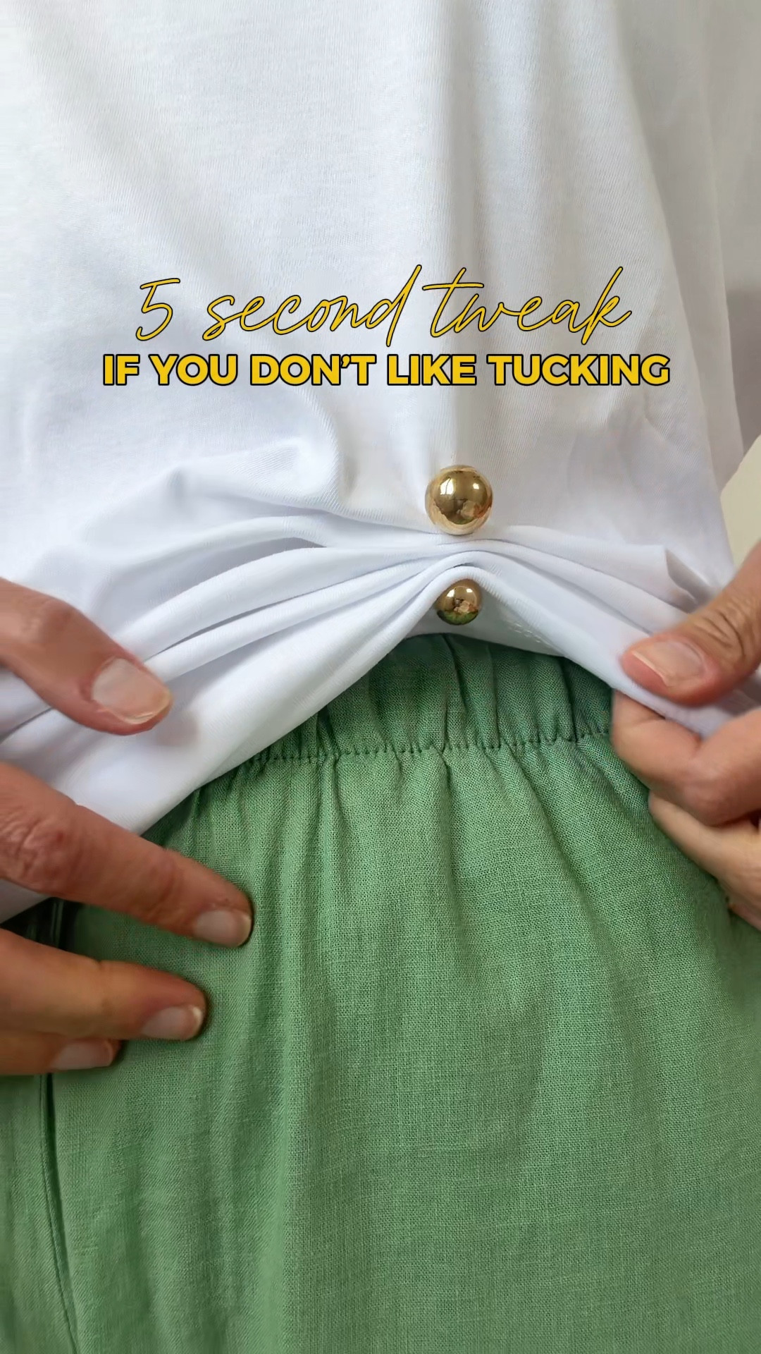 White t shirt with cap sleeves is great quality. Oversized fit. Wearing sz S 
Flats true to size - use code JUSTGLOW



#LTKMothersDay #LTKWorkwear #LTKOver40