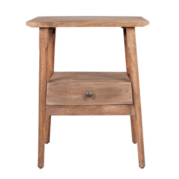 Akio Solid Wood Nightstand | Wayfair North America