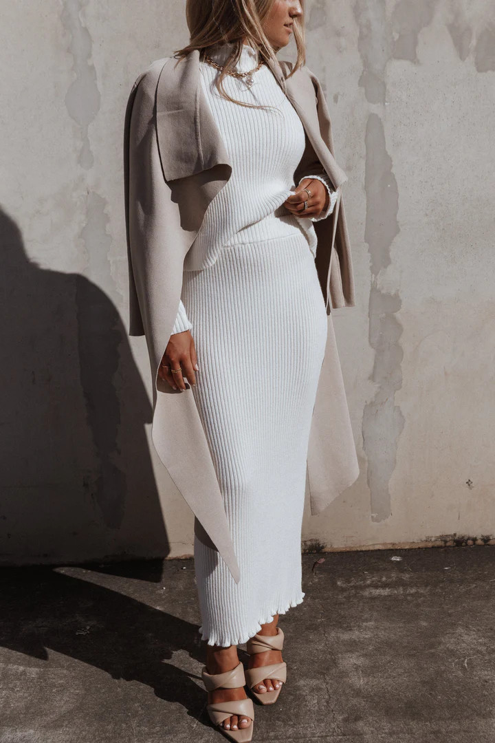 Payton Knitted Set - White | Petal & Pup (US)