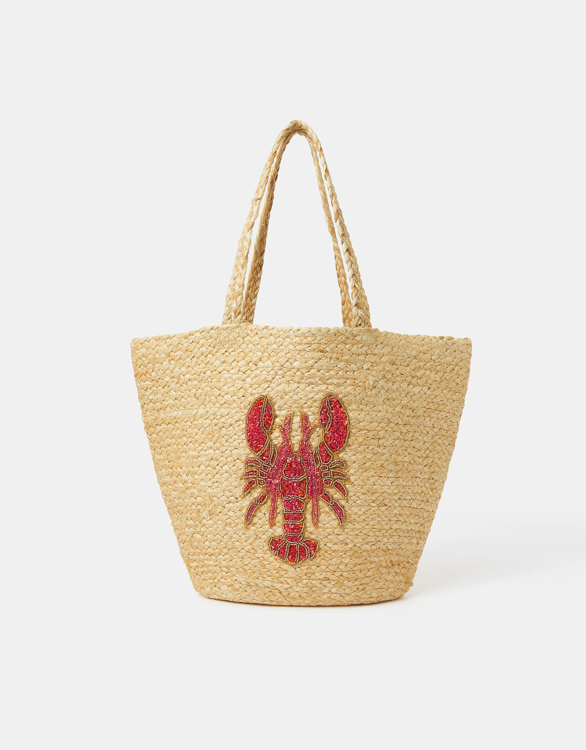 Lobster Jute Beach Bag | Accessorize (Global)