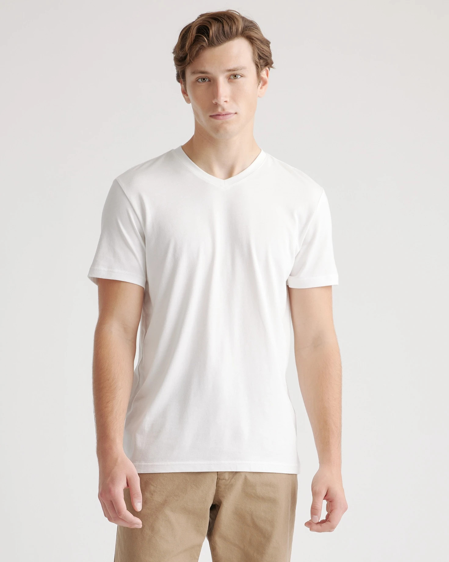Cotton Modal V-Neck Tee (3-Pack) | Quince