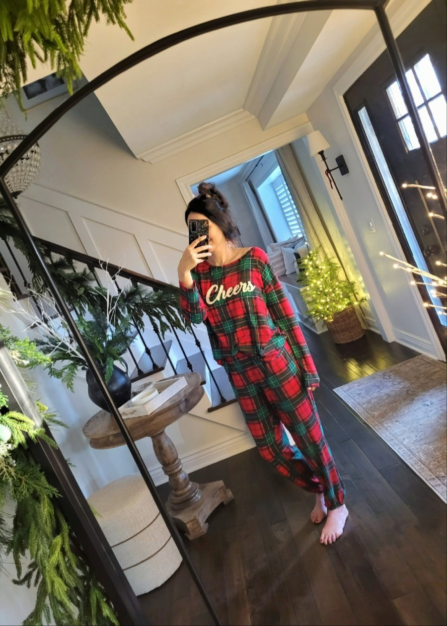 Christmas pajamas for under $13! This year's version says Merry and is the softest t-shirt material. Holiday pajamas,  holiday plaid, women's Christmas pajamas

#LTKHoliday #LTKFindsUnder50
