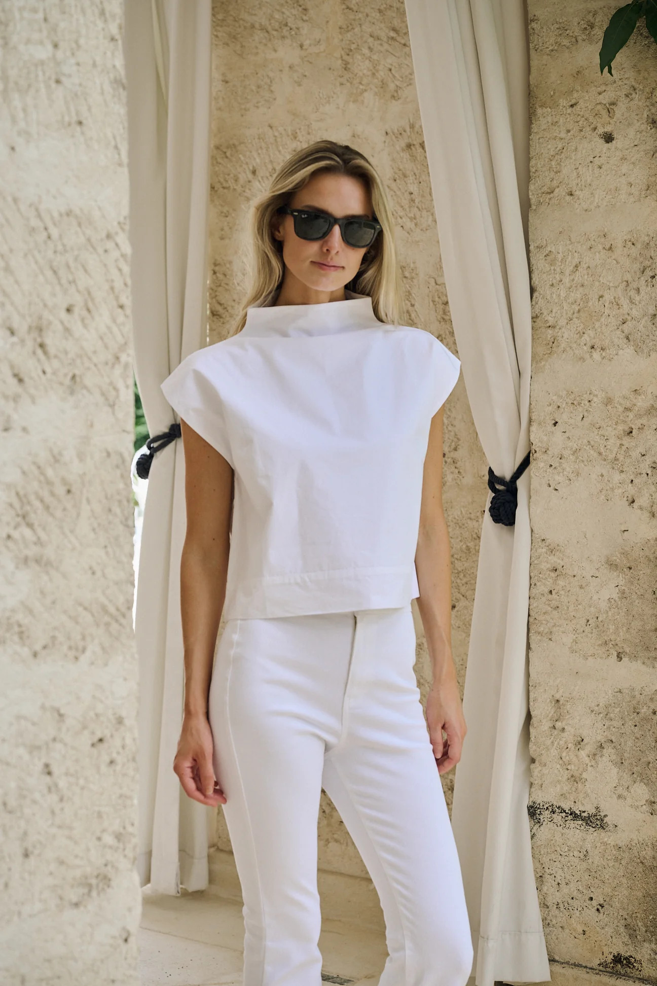 Tramell Top - Blanc | Julia Amory